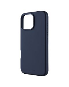 FIXED MagLeather kožený kryt iPhone 16PM modrý