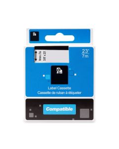PRINTLINE kompatibilní páska s DYMO 40918 S0720730, 9mm, 7m, černý tisk / žlutý podklad, D1