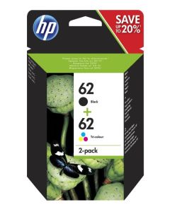 HP ink 62 (černá 4ml, barevná 4,5ml) pro HP ENVY 5540, HP ENVY 5640, HP ENVY 7640, HP OfficeJet 5740