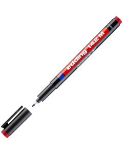 Popisovač na fólie Edding 142 M, červený