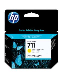 HP Ink Cartridge 711/Yellow/3x29m/3-Pack