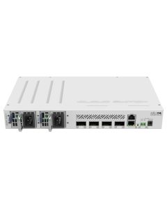 Mikrotik Cloud Switch CRS504-4XQ-IN, 650 MHz CPU, 64 MB RAM, 1x LAN, 4x QSFP28,  2x PSU, L5