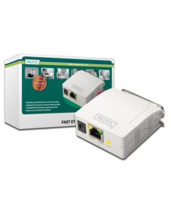 Digitus Paralelní tiskový server, 1 port, 1x RJ45, 1x M Centronics, DB-36-pin