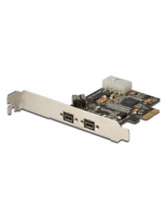 DIGITUS IEEE 1394b PCIexpress přídavná karta 3-port, 2x9-pin Externí + 1x9-Pin Interní, XIO2213B