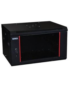 OCRACK 19" OCC-12U-45SBK rozvaděč nástěnný 12U/450mm celoskleněné dveře - černý