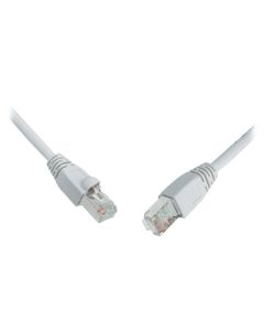 Solarix Patch kabel CAT5E SFTP PVC 0,5m šedý snag-proof C5E-315GY-0,5MB