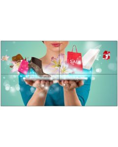 Philips Video Wall IPS panel – 49" D-LED displej, FHD rozlišení, IPS panel, jas 500 cd/m2, Video Wall, provoz 24/7