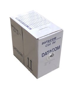 DATACOM UTP drát CAT5E PE,Fca 305m box černý OUTDOOR
