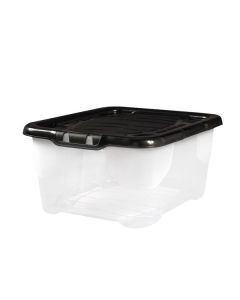 Plast.krabice CEP - transp.s černým víkem, 10 l