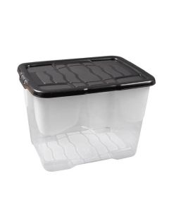 Plast.krabice CEP - transp.s černým víkem, 24  l