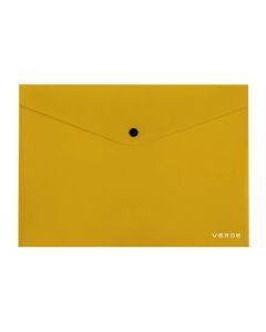 Zakládací pouzdro s drukem Verde-A4, hořčic., 1 ks