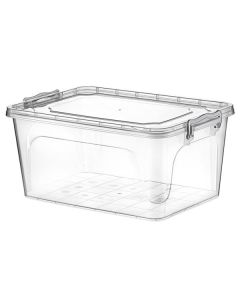Plast.krabice Orion - Multi, transp.,víko,30 l,ks