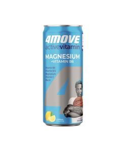 Vitamínová voda 4Move - magnesium, plech, 24x0,33l