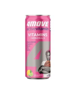Vitamínová voda 4Move - minerály, plech, 24x 0,33l
