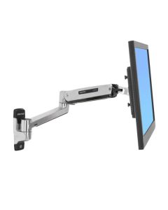 ERGOTRON LX Sit-Stand Wall Mount LCD Arm, Polished - flexibilní nástěnný držák pro minitory max. 43"