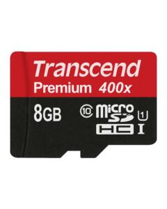 Transcend 8GB microSDHC UHS-I 400x Premium (Class 10) paměťová karta (bez adaptéru)