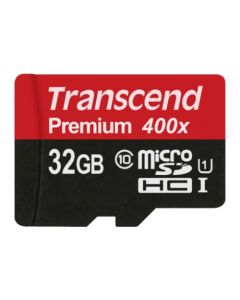 Transcend 32GB microSDHC UHS-I 400x Premium (Class 10) paměťová karta (bez adaptéru)