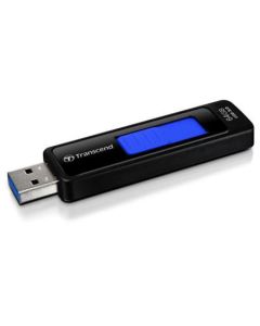 Transcend 64GB JetFlash 760, USB 3.0 flash disk, LED indikace, černo/modrý