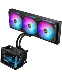 ASUS ROG Ryuo IV SLC 360 ARGB / vodní chlazení / 3x 120mm fan / AM4+AM5 / 1700,1851 / RGB podsvícení / LCD Displej