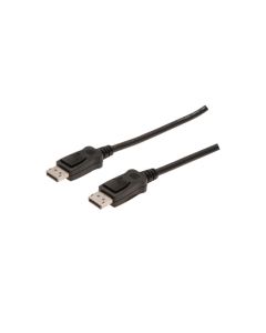 Digitus Připojovací kabel DisplayPort, DP M/M, 10,0 m, s blokováním Full HD 1080p, bl