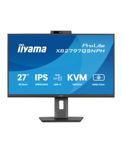 27" iiyama XB2797QSNPH-B1:IPS,QHD,USB-dock,cam