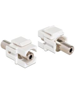 Delock Keystone module Stereo jack 3.5 mm samice > Stereo jack 3.5 mm samice