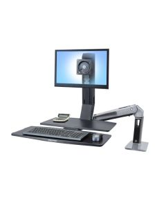 ERGOTRON WorkFit-A II, LD, 5" Lift Engine and Worksurface, nastavitelný stolní držák pro monitor , kláv.+myš+odkl. ploch