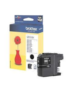 Brother LC-121BK (inkoust black,300 str.@ 5%  draft)