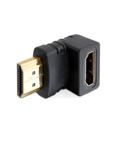 Delock adaptér HDMI A samec/samice, pravoúhlý, dolů