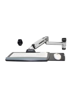 ERGOTRON LX Sit-Stand Keyboard Arm, POLISHED, flexibilní držák na zeď pro klávesnici a myš
