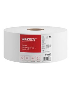 Toaletní papír Katrin Plus Gigant S2, bílý, 100 m