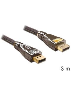 Delock Displayport kabel samec - samec 3 m PREMIUM