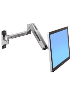 ERGOTRON LX HD Sit-Stand Wall Mount LCD Arm, Polished, velmi flexibilní rameno na zeď až 49"