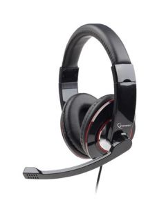 Gembird Sluchátka s mik MHS-U-001 Gaming black, USB