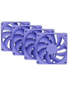 HYTE ventilátor 120mm PWM / barva Taro Milk / 1500rpm / 72CFM / ABS / 4-pin / sada 4x ventilátor