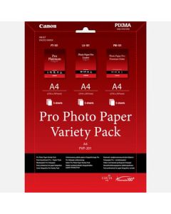 Canon fotopapír Pro Photo Variety Pack A4 (LU+PT+PM) 5+5+5