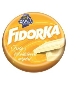 Fidorka - bílá s čokoládovou náplní, 30 g