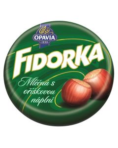 Fidorka - mléčná s oříškovou náplní, 30 g