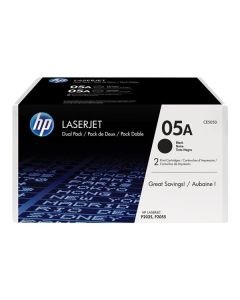 HP toner 05A/Black/2x2300 stran/2-pack