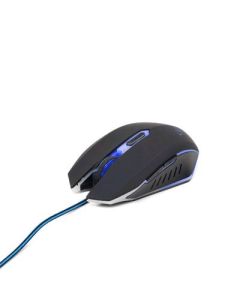 Gembird Myš MUSG-001-B, HERNÍ, optická, modro-černá, 2400DPI, USB