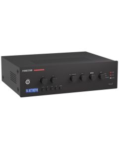Fonestar 2-zónová 100V ústředna 60 W, BT/USB/FM, 2× Mic/Line + Phantom, nouz 100V vstup, pasivní chlazení