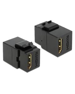 Delock Keystone modul HDMI samice > HDMI samice, černý