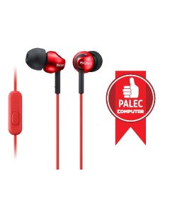 SONY MDR-EX110AP Sluchátka do uší s mikrofonem, rozsah 5 až 24000 Hz - Red