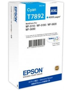 EPSON cartridge T7892 cyan (WorkForce5)