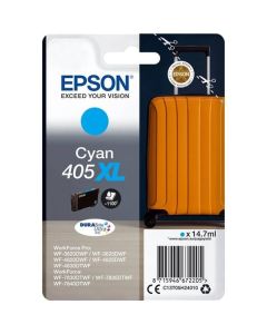 Inkoustová náplň Epson 405 XL- azurová