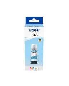 Inkoust Epson 108 EcoTank - světle azurový