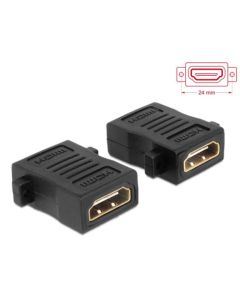 Delock Adaptér HDMI A samice > samice s otvory pro šrouby