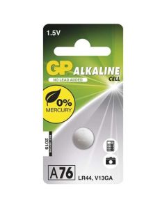 GP LR44 (A76, 11.6 x 5.4 mm) - 1 ks