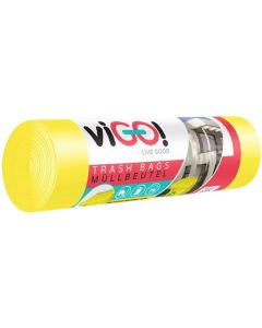 Pytle na tříděný odpad viGO! -120l,40mic,8ks,žluté