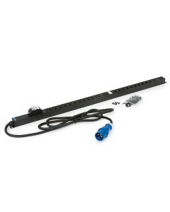 Triton 20xIEC C13 bezp.,4xIEC C19,2x16A jistič,3x6.0mm 3m kabel 32A IEC60309,RAL9005